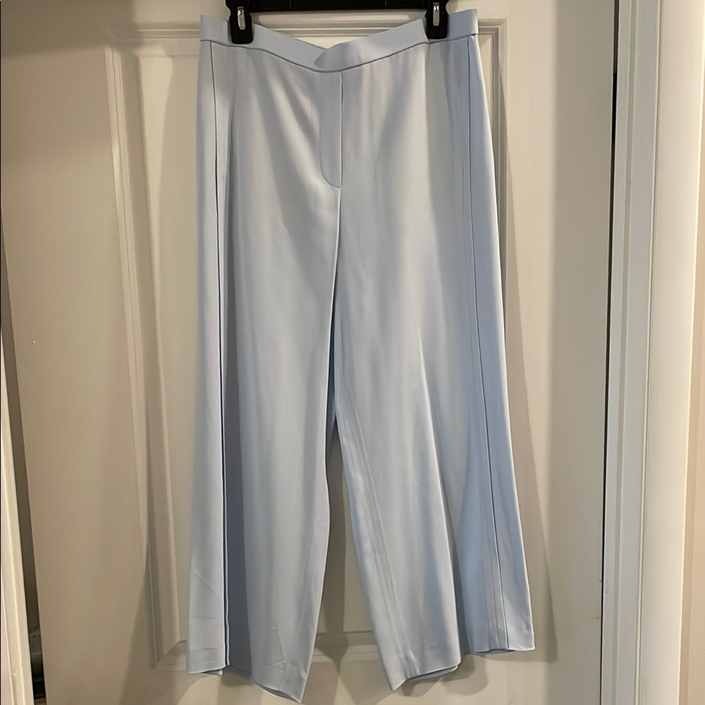 Theory Blue Wide Leg Flowy Pants